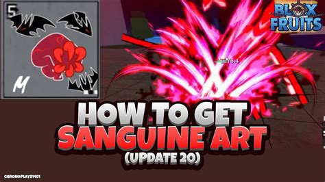 In our Blox Fruits Sanguine Art guide, we put together everything we know about how to get your hands on this sought-after new fighting technique. . Blox fruits sanguine art